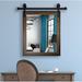 Lynd Mirror Metal in White/Brown Laurel Foundry Modern Farmhouse® | 36 H x 24 W x 0.75 D in | Wayfair 1A6C4B5A7331455892AA49CBE9241DAC