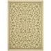 Green 24 x 0.25 in Area Rug - Fleur De Lis Living Galena Stults Floral White Ivory/Indoor/Outdoor Area Rug, Synthetic | 24 W x 0.25 D in | Wayfair
