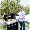 Weber Summit E-670, Black Stainless Steel in White | 50.5 H x 74.1 W x 26.5 D in | Wayfair 7471001