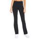 Bally Total Fitness Damen Bauchkontrolle, 81,3 cm, Damen, Mid Rise Bauchkontrolle Bootleg Leggings, Mid Rise Tummy Control Bootleg Legging, schwarz, Small