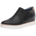 Dr. Scholl's Shoes Damen If Only Slip on Hidden Wedge Platform Sneaker, Schwarz, 37.5 EU