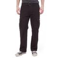 UNIONBAY Herren Survivor Iv Relaxed Fit Cargo Pant-Reg Big and Tall Sizes Freizeithosen, schwarz, 32W / 32L