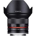 Rokinon 12 mm F2.0 NCS CS Ultra-Weitwinkelobjektiv für Fuji X Mount Digitalkameras (RK12M-FX) (schwarz)