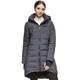 Orolay Women's Hooded Down Jacket Mid-Length Outwear Coat Darkgrey XL