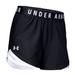 Under Armour Women's Play Up Short 3.0 (Size S) Black-White/White, Polyester