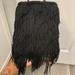 Zara Bags | Beautiful Black Fringe Zara Crossbody Purse | Color: Black | Size: Os
