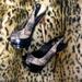 Jessica Simpson Shoes | Brand New Jessica Simpson Extra Tall Pumps | Color: Black/Gold | Size: 8.5