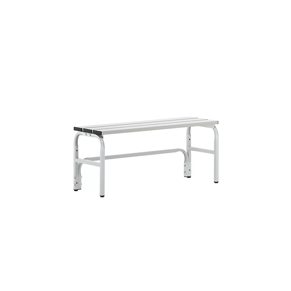 Banc de vestiaire avec lattes en aluminium Sypro