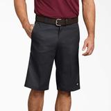 Dickies Men's Relaxed Fit Multi-Use Pocket Work Shorts, 13" - Black Size 38 (WR640)