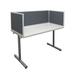 OBEX Acoustical Desk Mounted Privacy Panel | 12 H x 66 W x 0.63 D in | Wayfair 12X66A-A-SL-DM