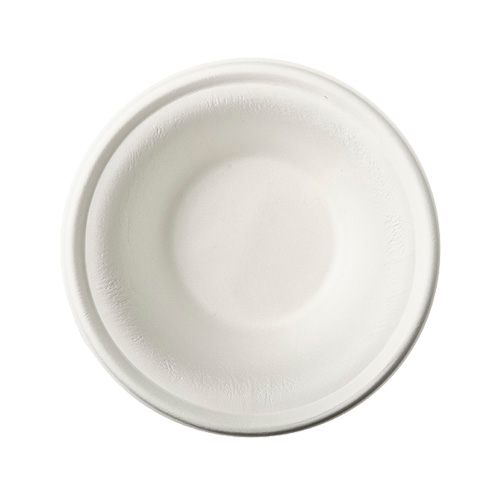 PAPSTAR 500 Schalen, Zuckerrohr "pure" 380 ml Ø 15,5 cm · 4,6 cm weiss Image