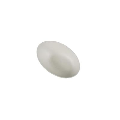 PAPSTAR 500 Fingerfood - Schalen, Zuckerrohr "pure" 20 ml 8 cm x 5 cm weiss "Egg"