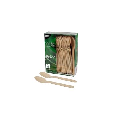 PAPSTAR 1000 Löffel, Holz "pure" 15,7 cm