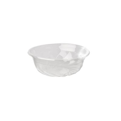 Papstar 500 Biologisch abbaubare und nachhaltige Feinkost- und Salatschalen, PLA pure rund 950 ml Ø 17,5 cm · 6,2 cm tra