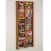 Wooden Mallet Wall Mounted Magazine Rack in Black | 48 H x 21.25 W x 3 D in | Wayfair AC48-12BM