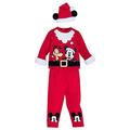 Disney Mickey Mouse and Pluto Santa Suit Set for Baby Size 9-12 MO Multi