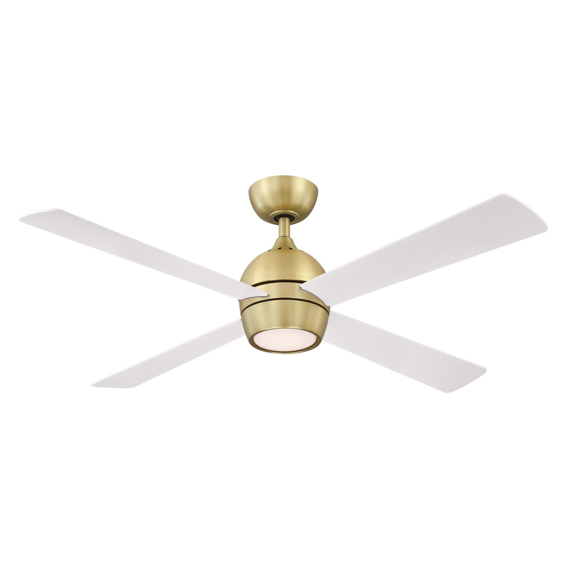 Fanimation Kwad 52 Inch Ceiling Fan with Light Kit - FP7652BS