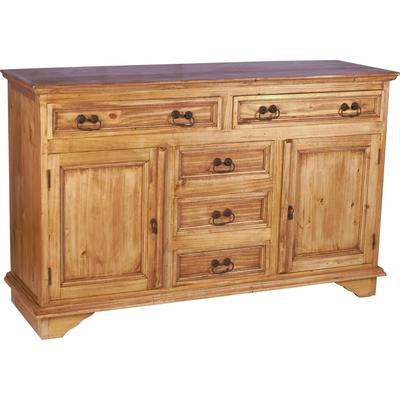 MiaMöbel Mexico Sideboard Massivholz Pinie Landhaus Mexiko Möbel Mexikanisch Image