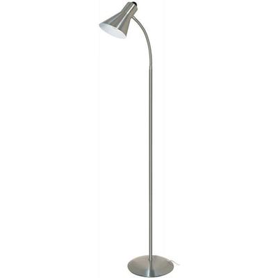 Nuvo Lighting 60807 - 1 Light Brushed Nickel Gooseneck Floor Lamp (BRUSHED NICKEL FLOOR LAMP)