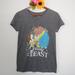 Disney Tops | Disney Beauty And The Beast Gray Tee | Color: Blue/Gray | Size: S