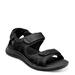 Nunn Bush Rio Vista 3-Strap River Sandal - Mens 10 Black Sandal W