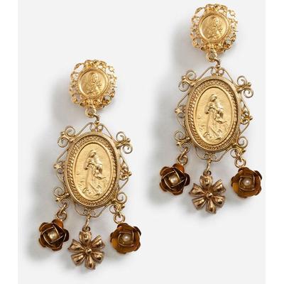 Dolce & Gabbana Drop Earrings With Decorative Details