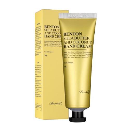 Benton - BENTON Shea Butter And Coconut Hand Cream Handcreme 50 g