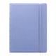 Filofax Refillable Pastel Notebook, A5 (8.25" x 5") Vista Blue - 112 Cream moveable pages - Index, pocket and page marker (B115051U)
