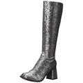 Ellie Shoes Women's Gogo-g Boot, Silver, 12 US/12 M US