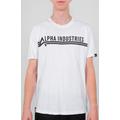 Alpha Industries T-Shirt, schwarz-weiss, Größe 3XL