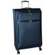 Samsonite Solyte DLX Softside Expandable Luggage with Spinner Wheels, Mediterranean Blue, Checked-Large 29-Inch