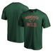 Men's Fanatics Branded Green Minnesota Wild Team Victory Arch T-Shirt