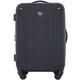 Travelers Club Sky+ Gepäck-Set, schwarz, 20" Carry-On, Chicago Hartschalen-Koffer, erweiterbar