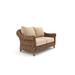 Winston Cayman Loveseat w/ Sunbrella Cushions Wicker/Rattan/Sunbrella® Fabric Included in Brown | 32.25 H x 60.25 W x 37.5 D in | Outdoor Furniture | Wayfair