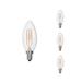 Bulbrite Industries 4.5 Watt (40 Watt Equivalent), B11 LED, Dimmable Light Bulb, E12/Candelabra Base in White | 3.8 H x 1.4 W in | Wayfair 861588