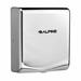 Alpine Industries High Speed Automatic 120 Volt Hand Dryer in Chrome Metal in Gray | 12.63 H x 11.25 W x 3.93 D in | Wayfair 405-10-CHR