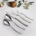 Argent Orfevres™ Wavendon 20 Piece 18/10 Stainless Steel Flatware Set, Service for 4 Stainless Steel in Gray | Wayfair AFD39K20AG