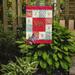 Caroline's Treasures Bactrian Camel Love 2-Sided Polyester 15 x 12 in. Garden Flag in Brown/Red | 15 H x 11.5 W in | Wayfair CK5245GF