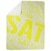 East Urban Home Raleigh North Carolina Districts Word Art Fleece Throw Cotton in Gray/Yellow | 50 W in | Wayfair B38BB33021A34ACB9939A2732A4A5D42