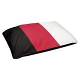 East Urban Home Los Angeles Outdoor Pillow Metal in Red/White/Black | Extra Large (50" W x 40" D x 17" H)) | Wayfair