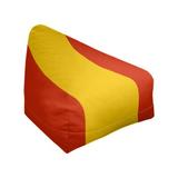 East Urban Home Bean Bag Cover Polyester/Fade Resistant in Red/Yellow/Brown | 42 H x 38 W x 2 D in | Wayfair CFE4BF209848432CA886CE2CF5E1554E