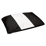 East Urban Home San Antonio Outdoor Pillow Polyester in White/Black | 9.5 H x 28 W x 18 D in | Wayfair 9C18DEBFD35E41029238AC3E5BCADA60