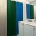 East Urban Home Milwaukee Single Shower Curtain Polyester in Green/Blue/Brown | 74 H x 71 W in | Wayfair A1DAA742824D42B1A99EDDFCE9322E4A