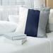 East Urban Home New York Bronx Baseball Linen Striped Pillow Cover Linen in Gray/Blue/White | 20 H x 20 W x 1.5 D in | Wayfair