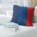 East Urban Home Toronto Baseball Pillow Polyester/Polyfill blend in Red/Blue/Navy | 18 H x 18 W x 3 D in | Wayfair DDD421CBBD924A2C9C48B31A2814ECCD