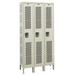 Hallowell Heavy Duty 1 Tier 3 Wide Gym Locker Metal in White | 78 H x 36 W x 15 D in | Wayfair U3258-1HDV-PT