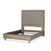 Hudson Ferry Platform Bed Wood and /Upholstered/Polyester / Polyester blend in Gray Michael Amini / Kathy Ireland Home Designs | Wayfair