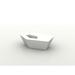 Vondom Faz Plastic Outdoor Coffee Table Plastic in White | 43.25 W x 27.5 D in | Wayfair 54007-WHITE