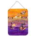 The Holiday Aisle® Halloween Little Witch Party Hanging Prints Banner Metal | 12 H x 16 W x 0.03 D in | Wayfair 2C8730130592421B89900B82A634889A