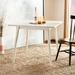 Bay Isle Home™ Jakob 3 Piece Dining Set Wood/Upholstered in White | 30.3 H x 36 W x 36 D in | Wayfair 7072E48F8CA94DBABEB4D6548BBEBE48